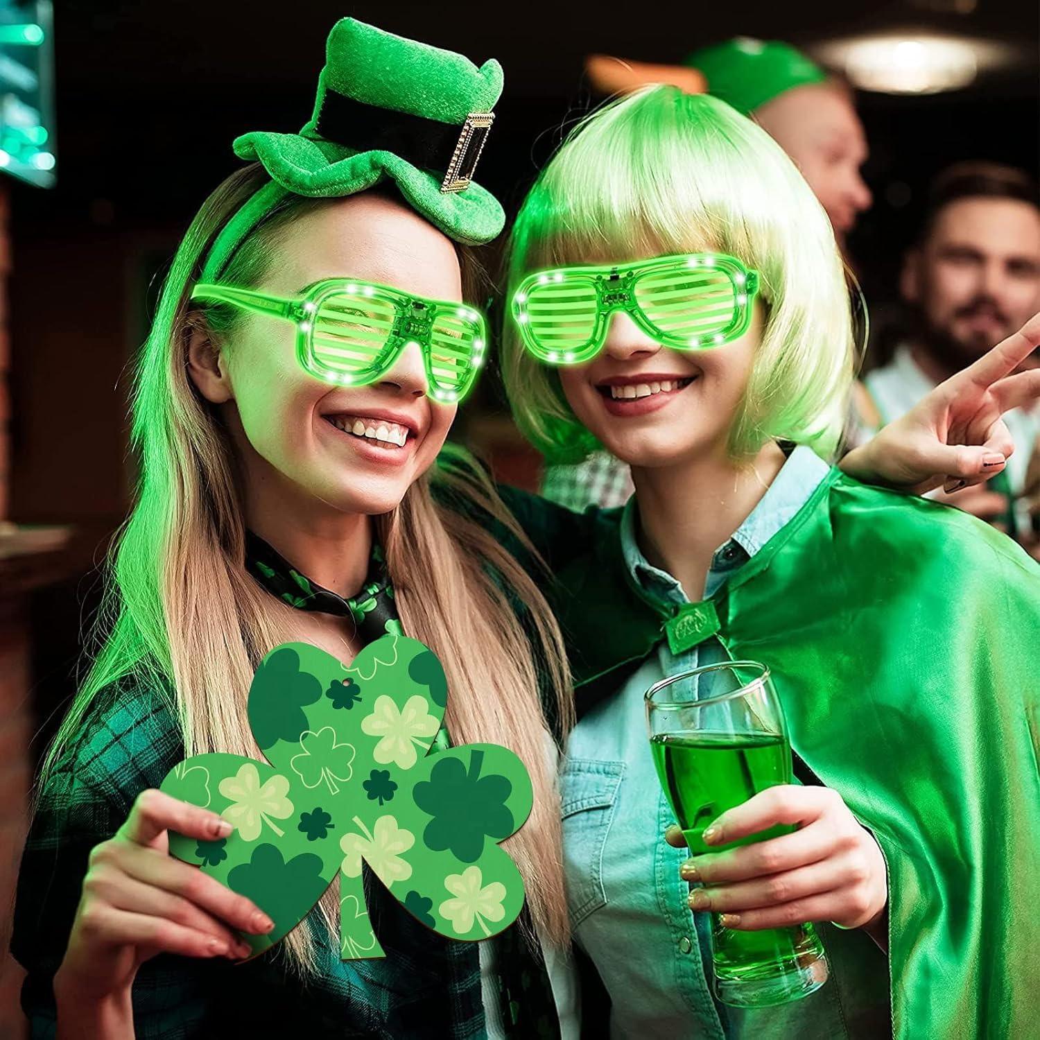 Curious Button 5 Pieces Unfinished Wooden Shamrocks Style Hanging Ornament for DIY Home Decoration, MDF Cutouts, Perfect Wooden Cutouts for Home Decor, Charming Wooden Hanging Ornaments (5.9x6.69IN) - Haoser