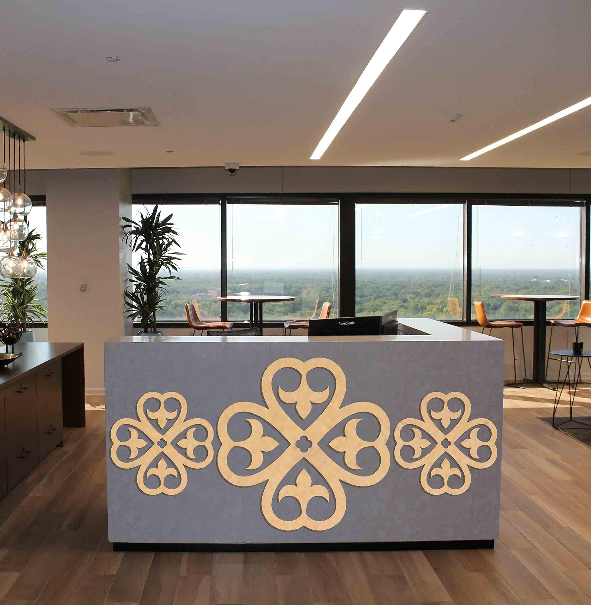 Haoser Birch Ply-3mm Wooden Panel for Room Divider/Partition, Wall Decor Pack of 1 Geometric Laser Cut Carved Panel  (Panle-11) - Haoser