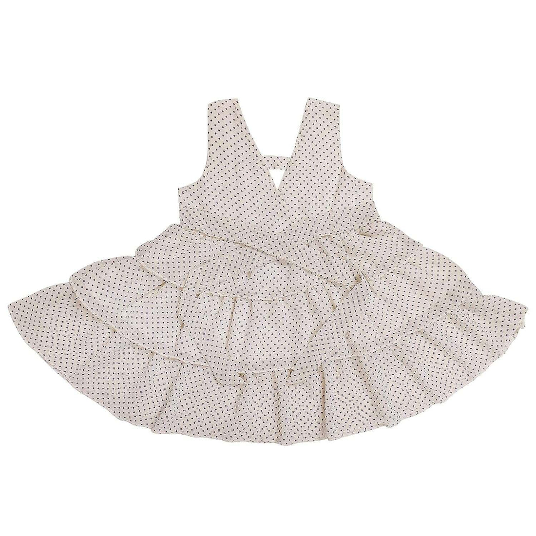 Haoser Charming Baby Girl Frock Dresses, Polka Dots Design, Comfortable Fit, and Durability Ideal for Special Occasions and Everyday Charm, Adorable Frock for Baby Girls - Haoser