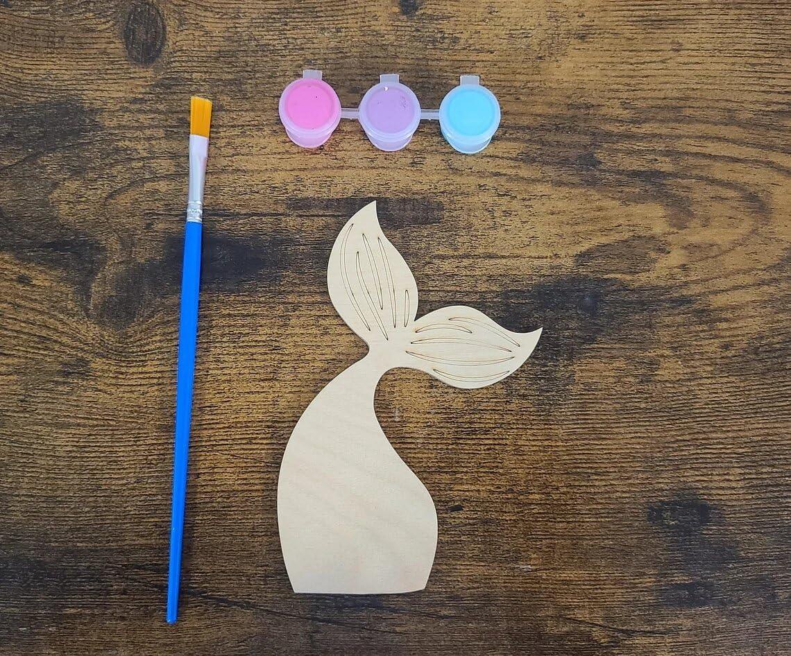 Haoser 10 PCS Unfinished Ice Cream Wood Cutouts 10 Styles Summer DIY Blank Unfinished Wooden Cutouts for Crafts Ice Cream Ornament for Kids Painting, DIY Crafts Home Decoration,Kids Art and Craft kit - Haoser