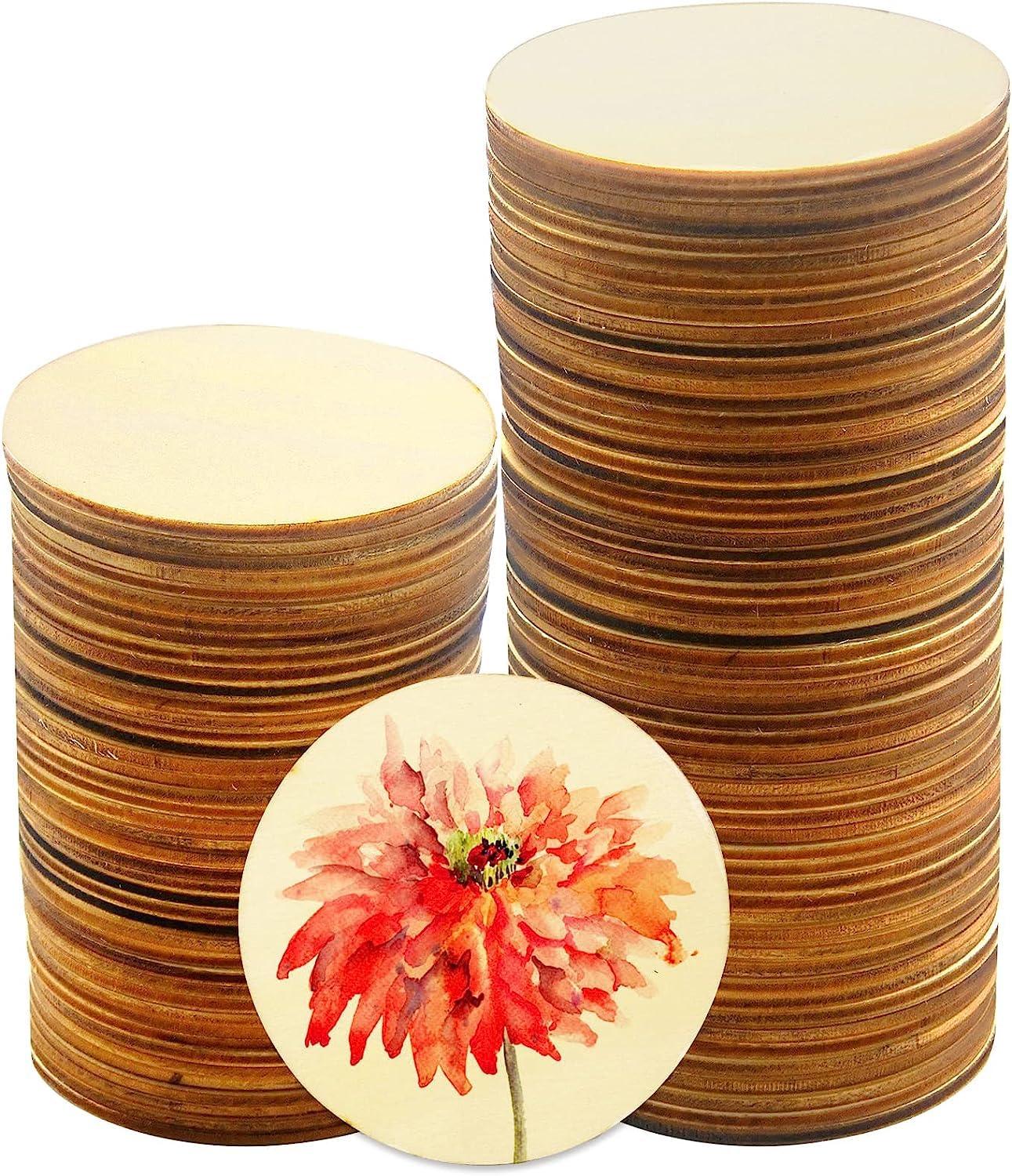 HaoserMDF Boards for Art and Craft, Wood MDF Sheets for Craft Work, DIY MDF Cutouts, 3 Inch - Haoser