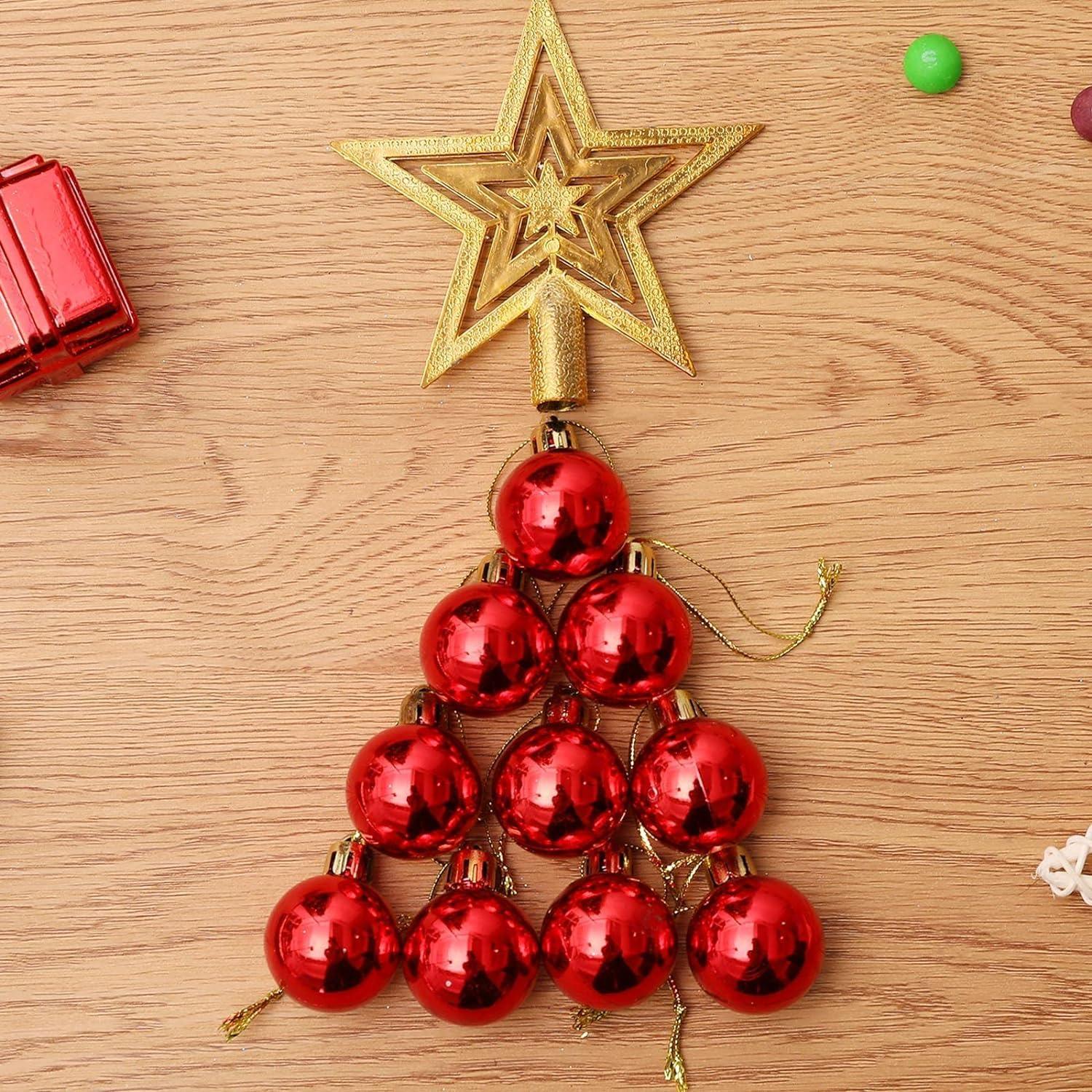 Haoser Mini Ornaments for Xmas Tree Decoration | Xmas Tree Decorations Set for Festive Cheer - Haoser
