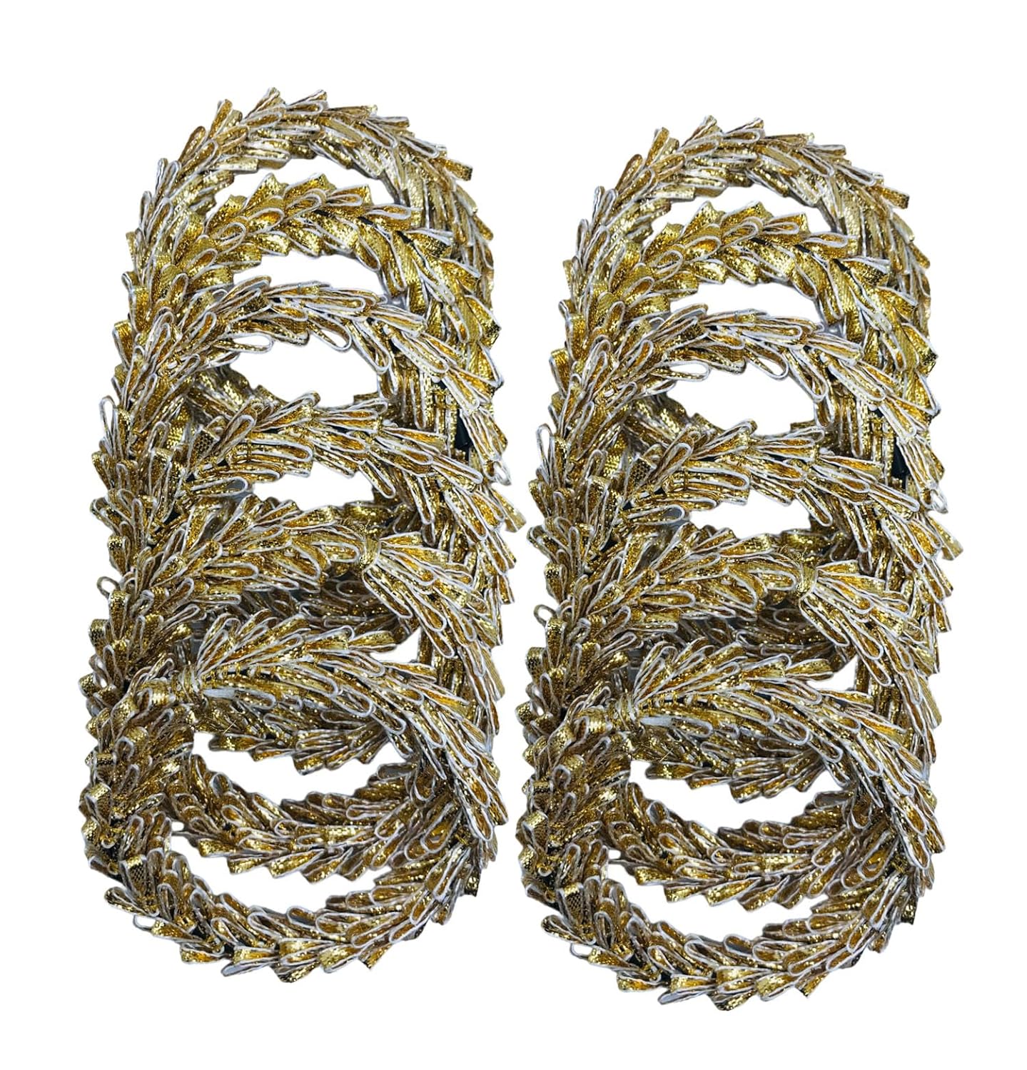 Haoser Handmade 3 Inch Round Gota Ring for Craft - Diwali Decor & Festival Gift