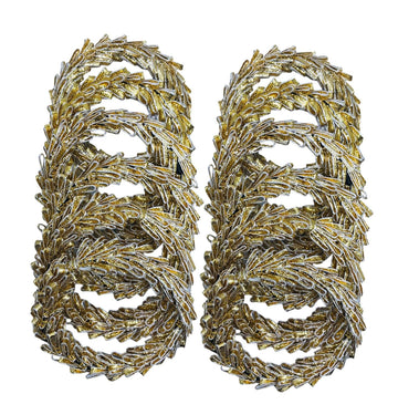 Haoser Handmade 3 Inch Round Gota Ring for Craft - Diwali Decor & Festival Gift