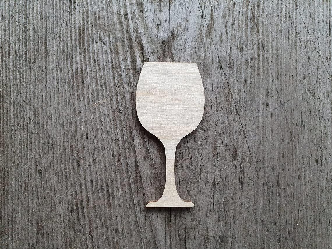 Haoser 3mm Wooden Glass Cutouts for Scrapbooking Arts Crafts DIY Decoration Display Décor - Haoser