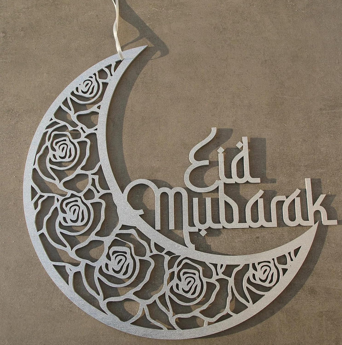 Curious Button Set of 1 EID Mubarak Moon Ramadan Moon Ramadan Mubarak Sign Ramadan Kareem Blessed Ramadan Islamic Gift Islamic Wooden Sign Islamic Sign Ramadan Gift