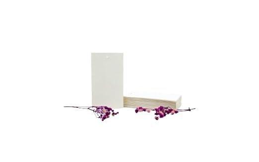 Blank Rectangular Textured Paper Tags for Packaging, Perfect for Gift and Order Packaging - Haoser