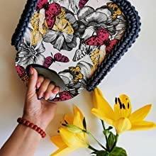 Pack of 2 Wooden Front and Back Bottoms: Handbag & Crochet Basket Bases - Haoser