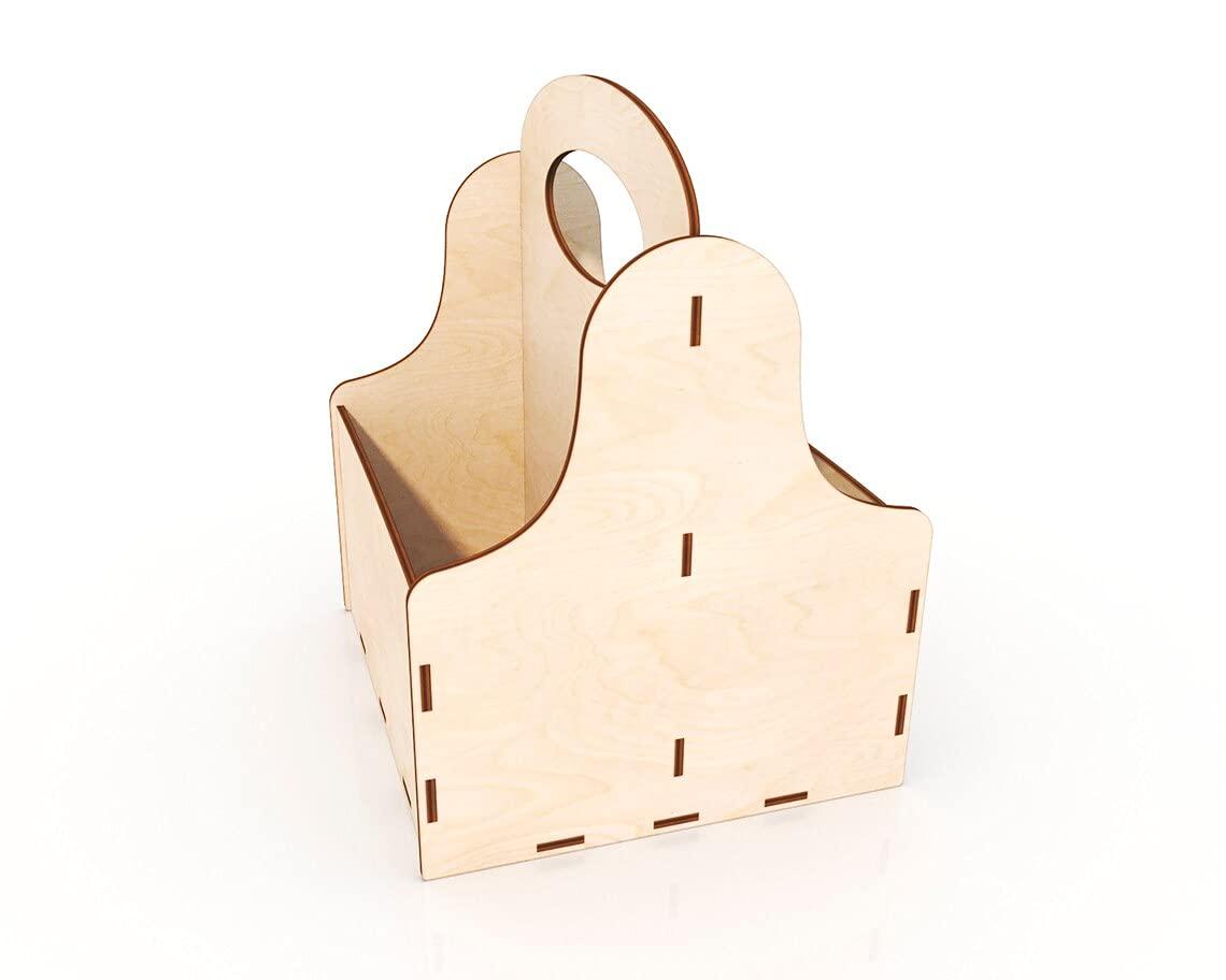 MDF Jewellery Box for Women Wooden Jewellery Organizer Hand Carved with Intricate Carvings Gift Items (BP3-BOX39_Beige_7X3.5X6 IN) - Haoser