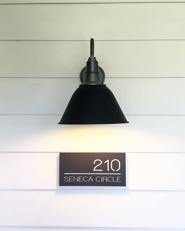 Name plate for home entrance | Door name plates | Wood Personalized Name Plate with 3D Letters | | Name Plate For Home, Office & Outdoor Entrance | 15X30 cm | Gift (Design 1) - Haoser