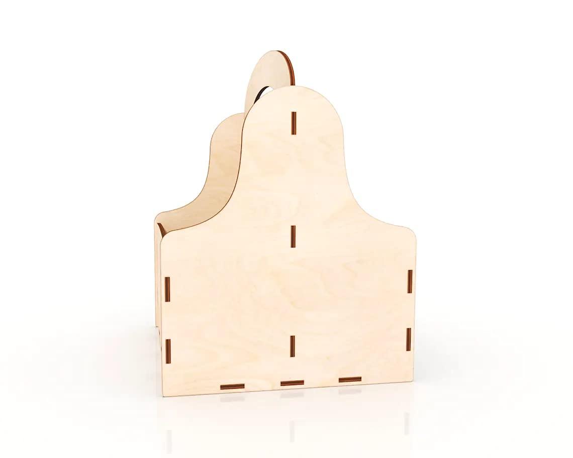 MDF Jewellery Box for Women Wooden Jewellery Organizer Hand Carved with Intricate Carvings Gift Items (BP3-BOX39_Beige_7X3.5X6 IN) - Haoser