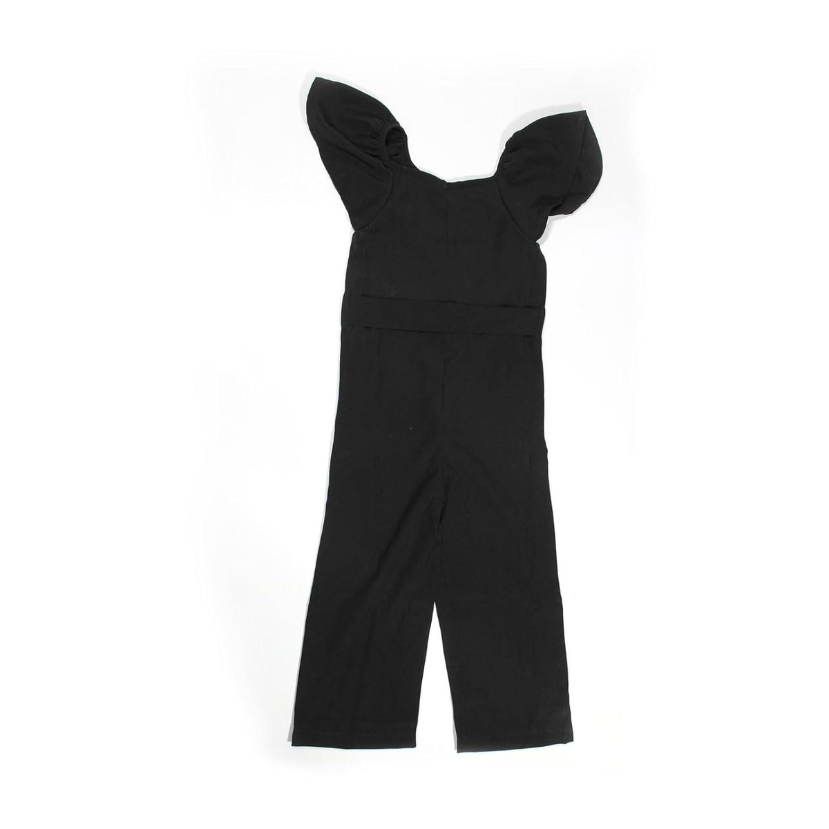 Haoser Girls Flared Sleeves Printed Jumpsuit|Girls' Jumpsuits & Rompers|Black Jumpsuit for girls - Haoser