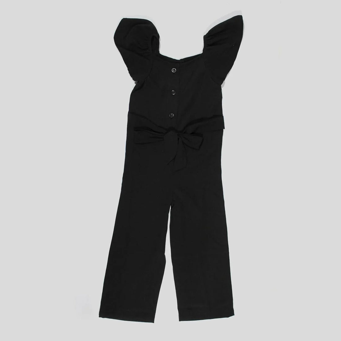 Haoser Girls Flared Sleeves Printed Jumpsuit|Girls' Jumpsuits & Rompers|Black Jumpsuit for girls - Haoser