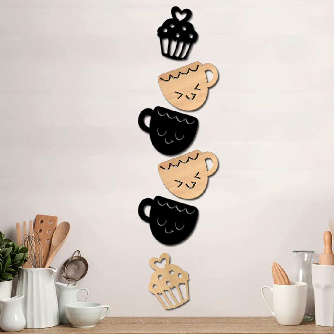 Haoser Artwork Farmhouse Smile Cup and Cups Kitchen Wall Decor - Haoser
