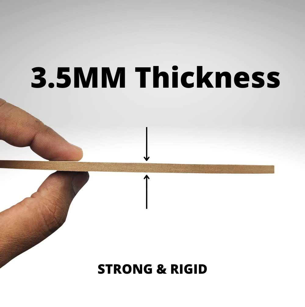 Round MDF Boards for Art and Craft 12 inch - 3.5mm Pine Wood Board Unfinished Round MDF Cutouts for Art and Craft for Resin Art, Mandala Art, Pyrography, Painting (12 inch, Pack of 5) - Haoser