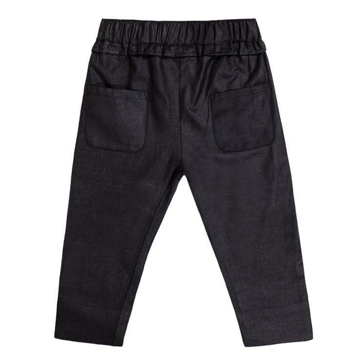 Haoser Cotton Printed Track Pant for Girls - Stylish Loose Fit Pants with Back Pockets - Haoser