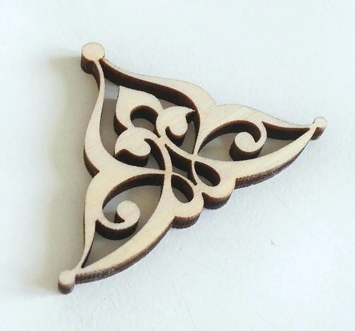 Haoser Wooden Ornaments Cutouts for Home Decor, Laser Cut Wood Cutouts for DIY Craft Project (Pine MDF_Ornament-7_4 Inch_Pack of 10) - Haoser