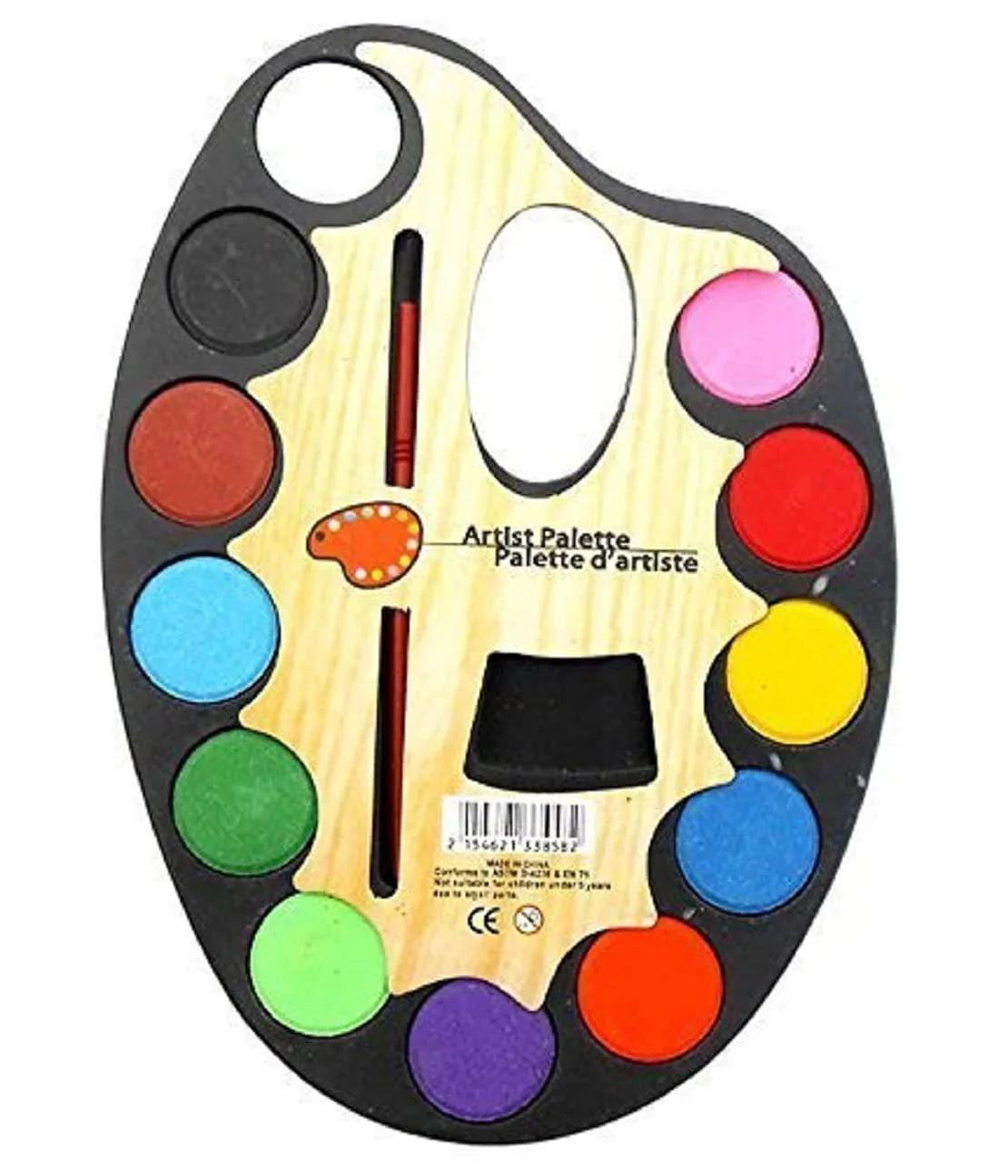 Haoser Water Color |Birthday Party Watercolor Set for Children Non-Toxi Painting Water Color Kit for Girls/Boys with Paint Brush (Multicolour) set of 1 - Haoser