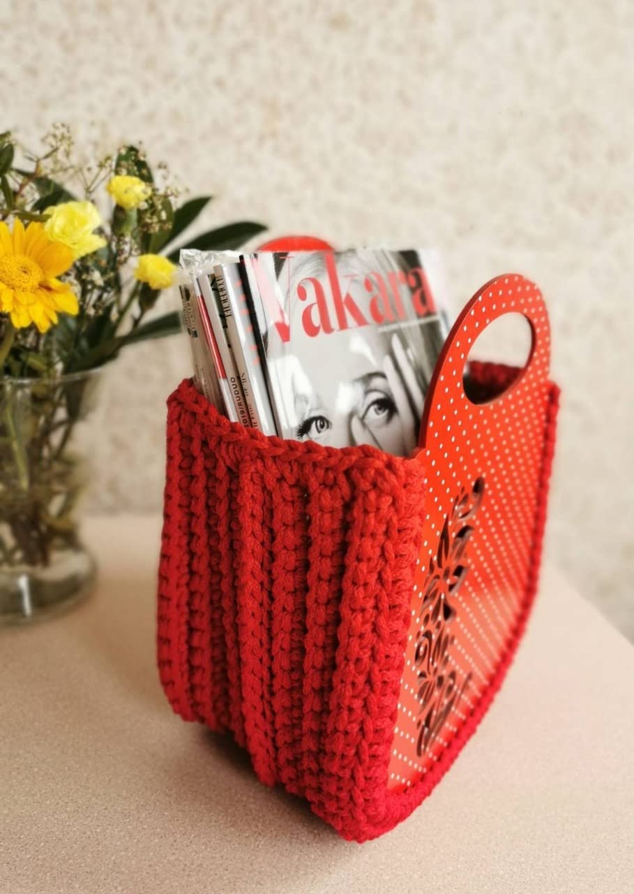 Pack of 2 Wooden Front and Back Bottoms: Handbag & Crochet Basket Bases - Haoser