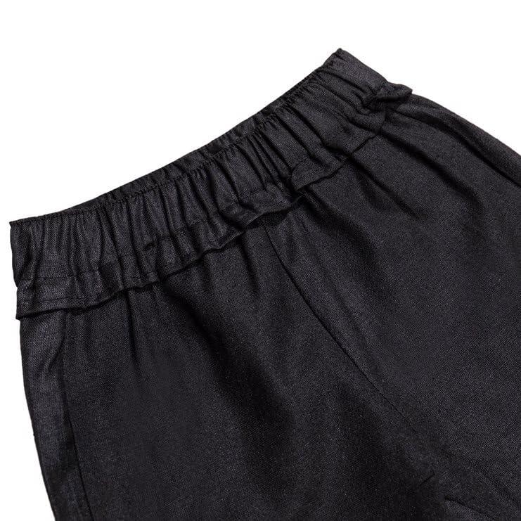 Haoser Cotton Printed Track Pant for Girls - Stylish Loose Fit Pants with Back Pockets - Haoser