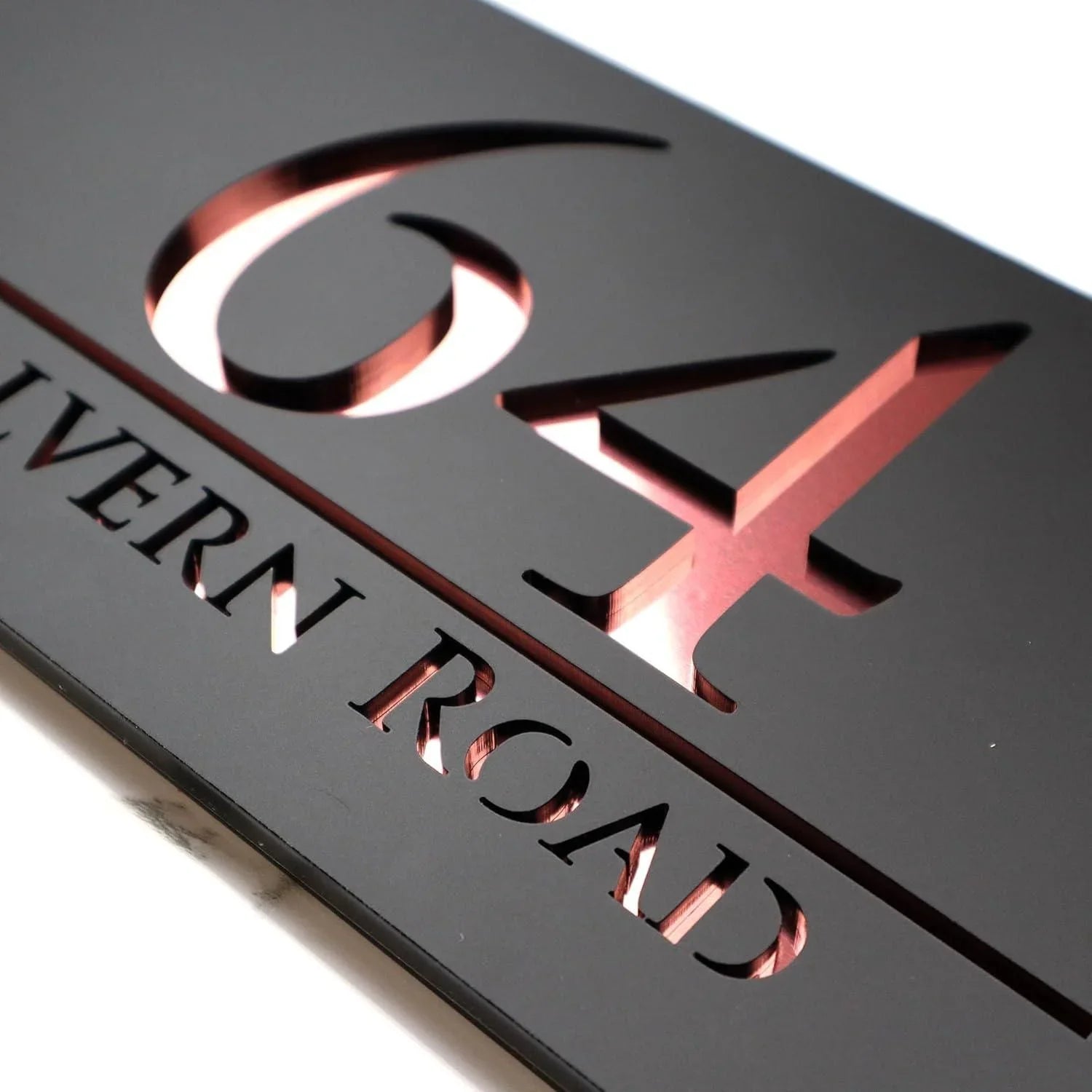 Name plate for home entrance | Door name plates | Wood Personalized Name Plate with 3D Letters | | Name Plate For Home, Office & Outdoor Entrance | 15X30 cm | Gift (Design 1) - Haoser