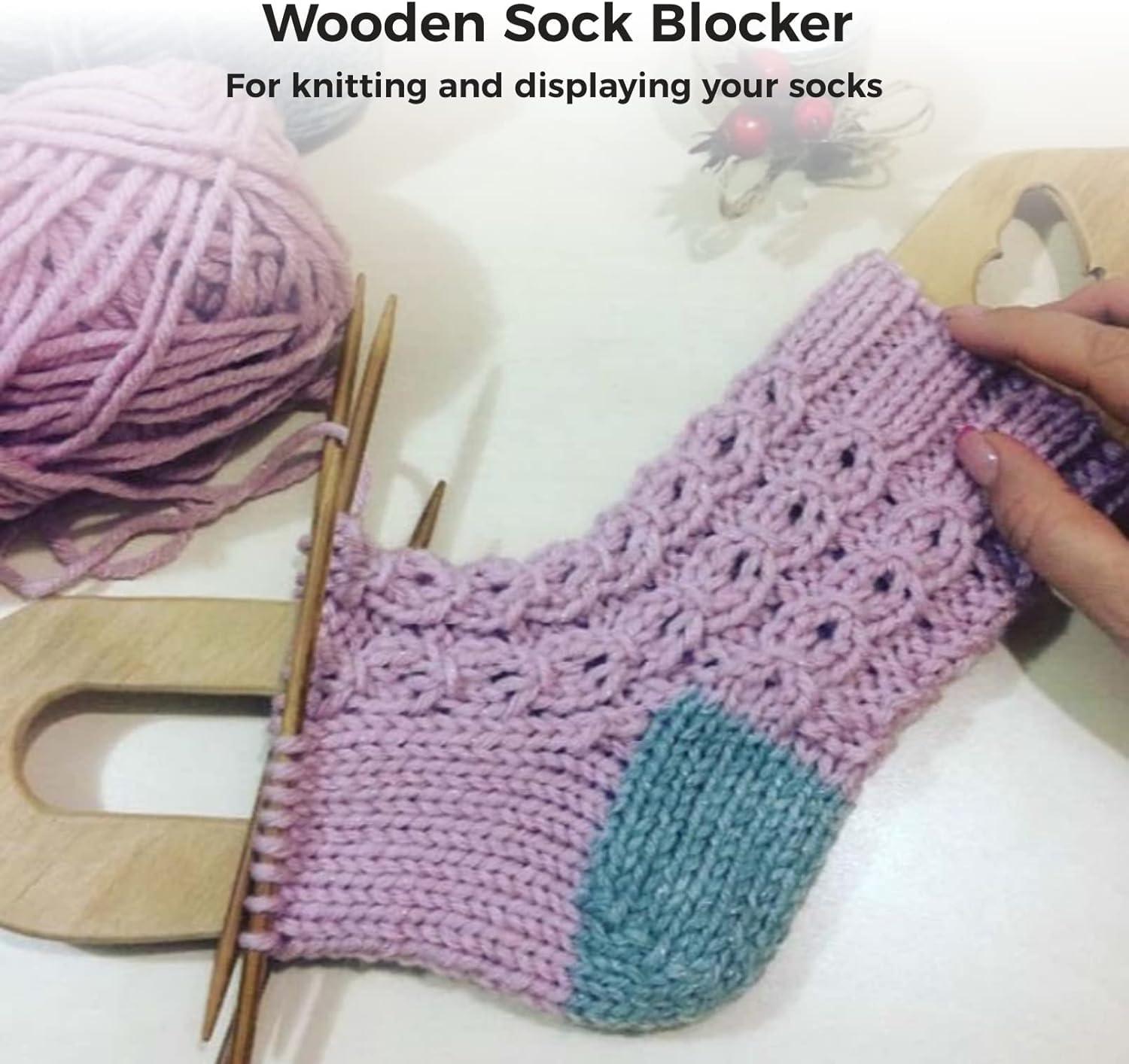 6pcs Thicken Wooden Sock Blockers for Knitting - Haoser