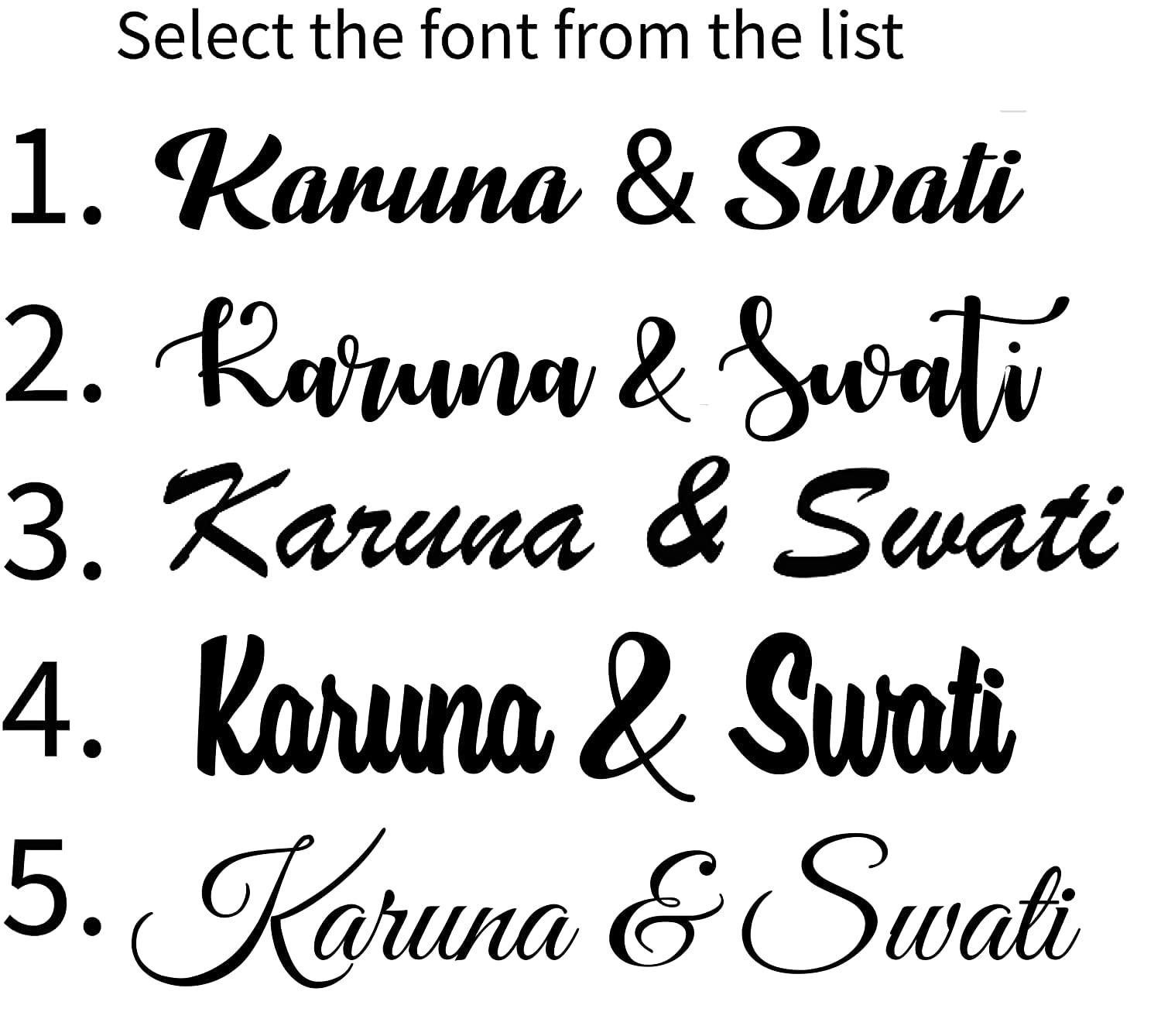 Name plate for home entrance | Door name plates | Wood Personalized Name Plate with 3D Letters | | Name Plate For Home, Office & Outdoor Entrance | 15X30 cm | Gift (Design 1) - Haoser