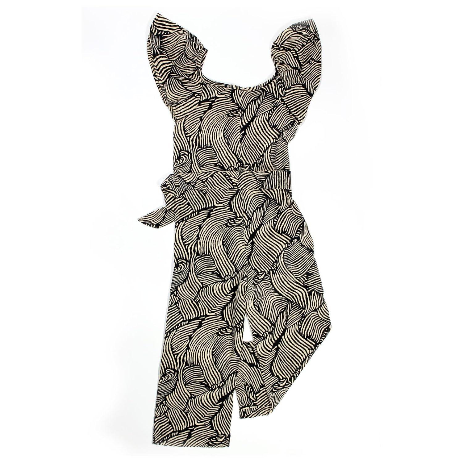 Haoser Girls Flared Sleeves Printed Jumpsuit|Girls' Jumpsuits & Rompers - Haoser