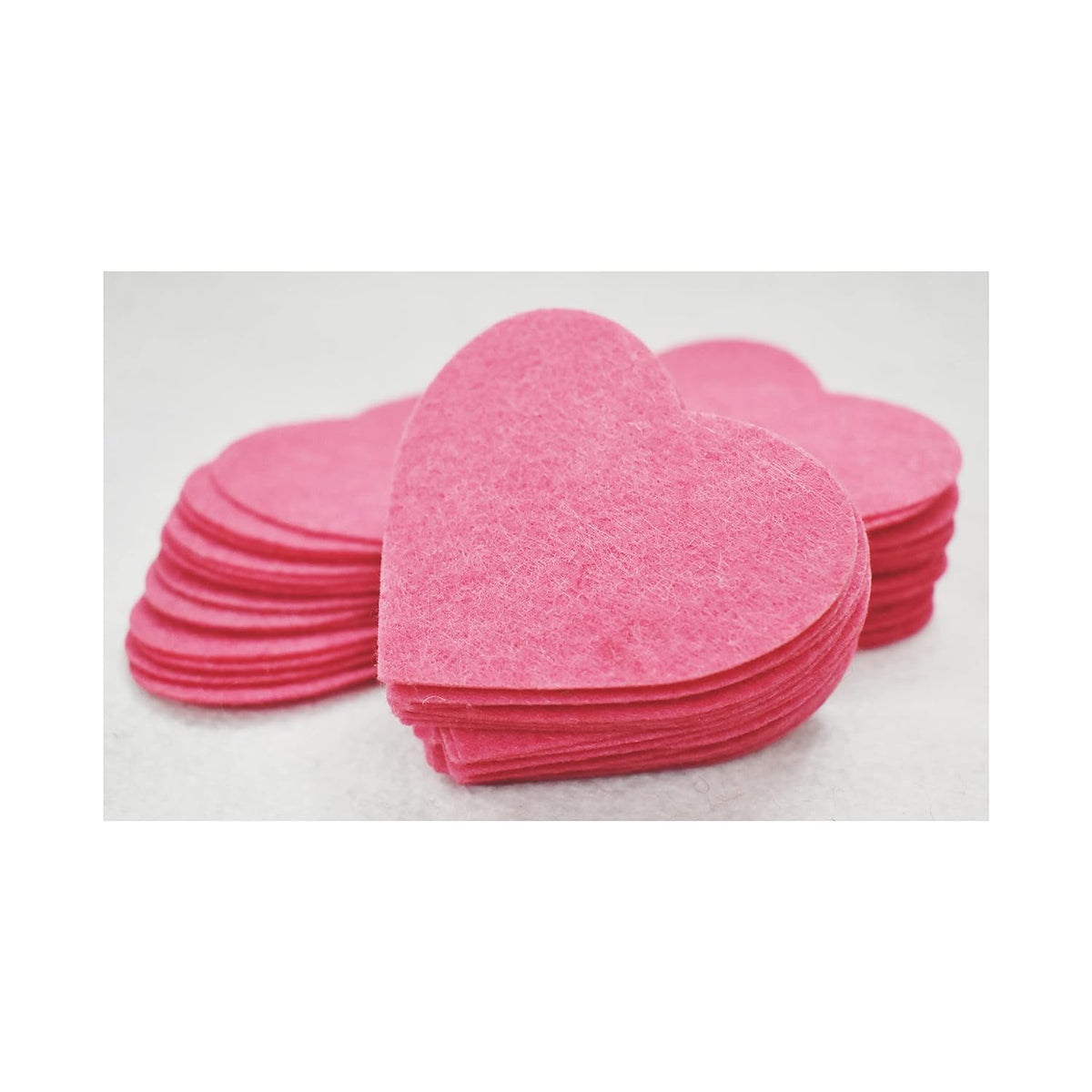 Presents 3" Felt Cutouts for Love in Valentine Colors/Garland-Decoration/PATCHING/Wedding Decoration Supplies, Pack of 100 Pcs - Haoser