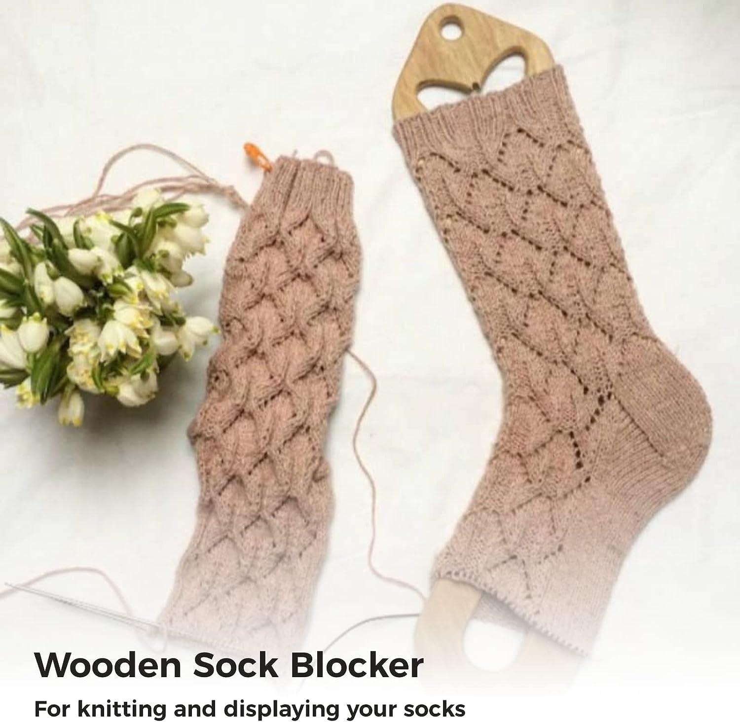 6pcs Thicken Wooden Sock Blockers for Knitting - Haoser
