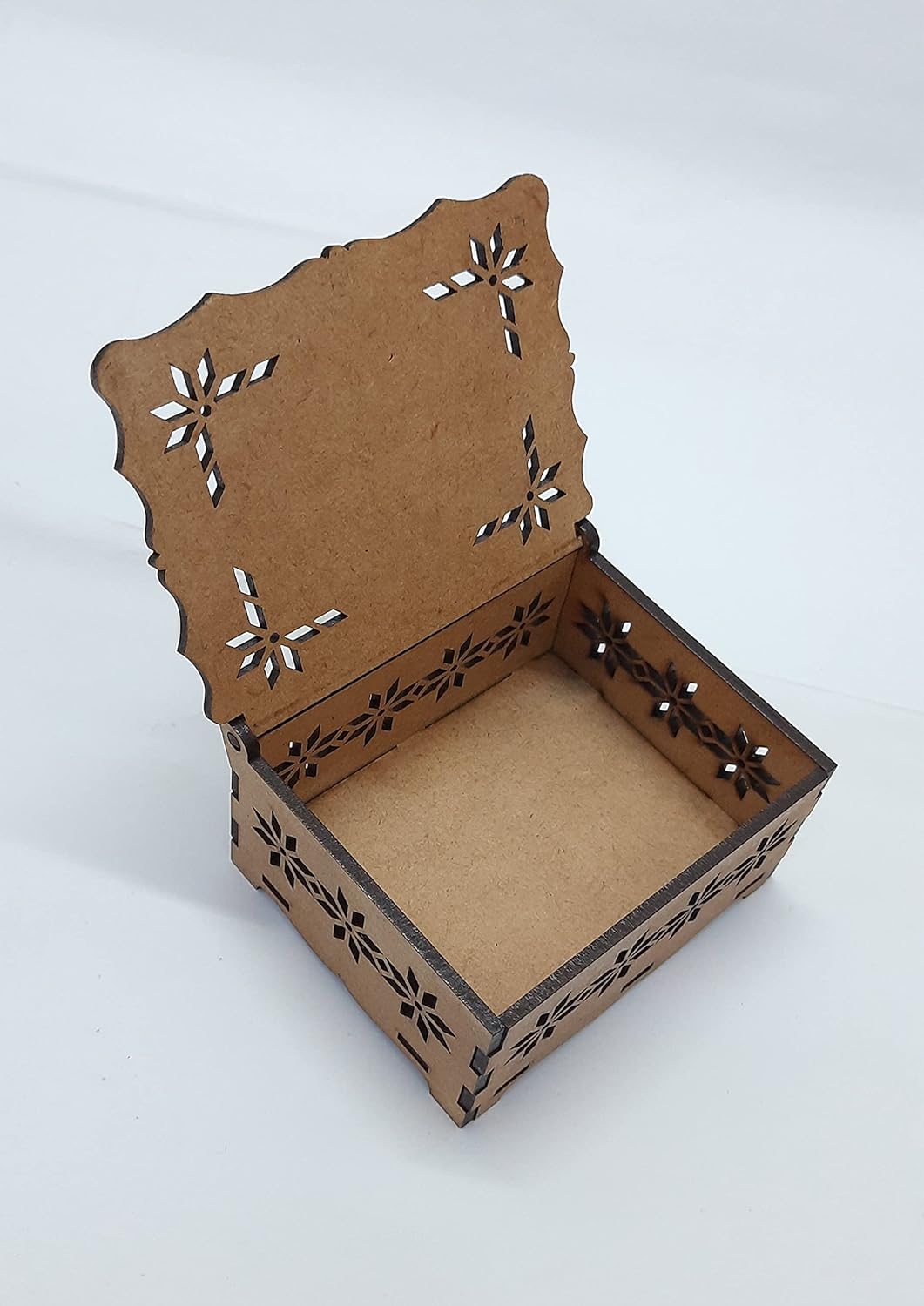 Wooden Blank Rectangular Box: Perfect for Christmas Crafting - Haoser