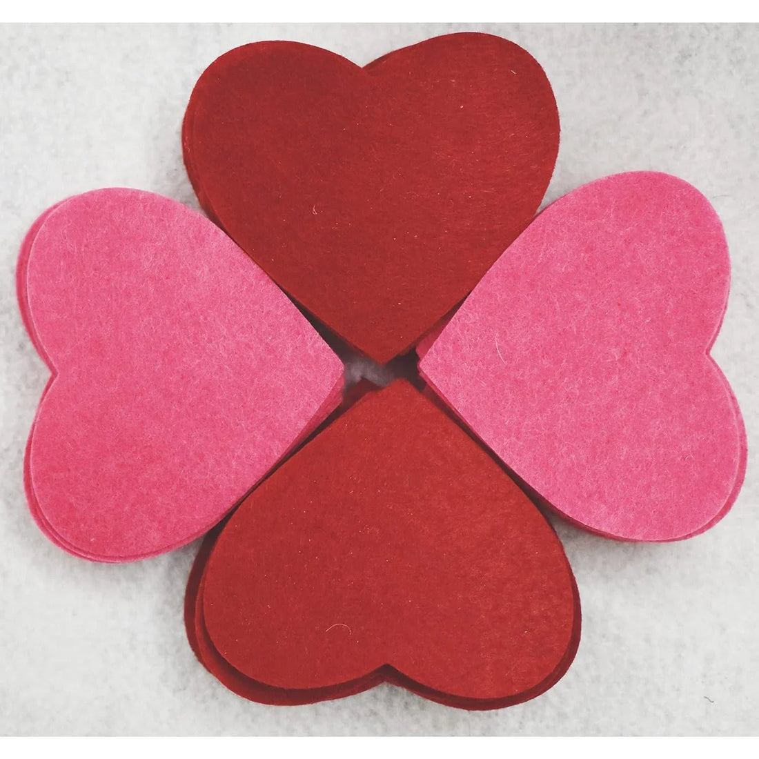 Presents 3" Felt Cutouts for Love in Valentine Colors/Garland-Decoration/PATCHING/Wedding Decoration Supplies, Pack of 100 Pcs - Haoser
