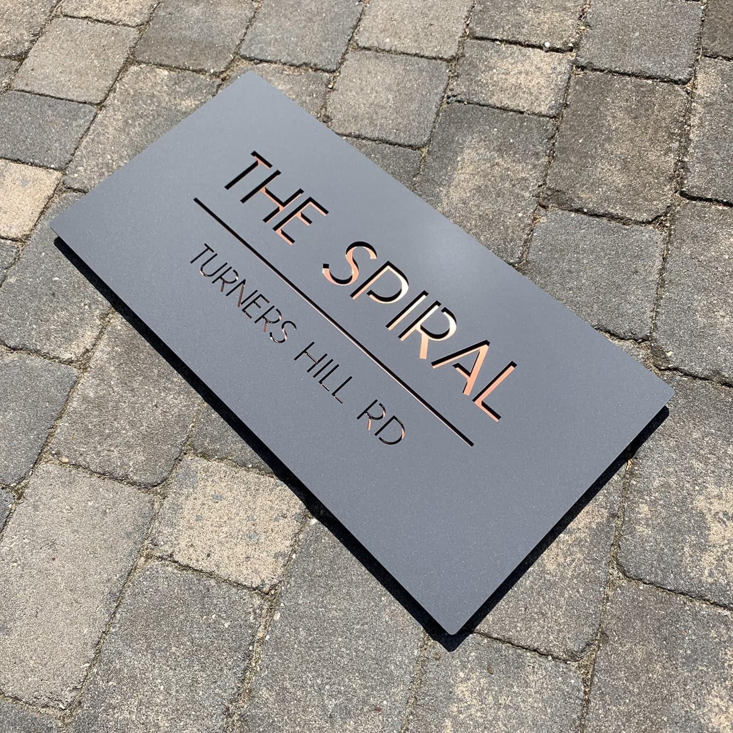 Name plate for home entrance | Door name plates | Wood Personalized Name Plate with 3D Letters | | Name Plate For Home, Office & Outdoor Entrance | 15X30 cm | Gift (Design 1) - Haoser